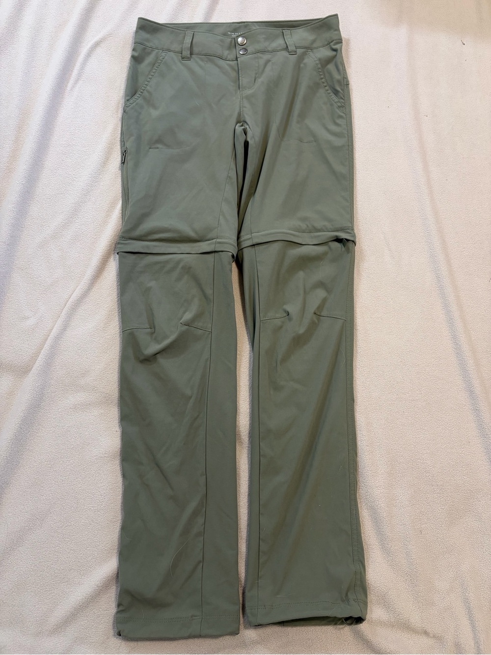 Columbia Olive Green Women’s Convertible Cargo Hiking Pants